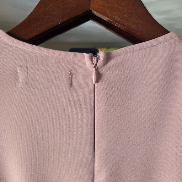 Lulus Rose Pink Long Sleeve Mini Wrap Dress Romantic Feminine Spring Size Small - Picture 10 of 16